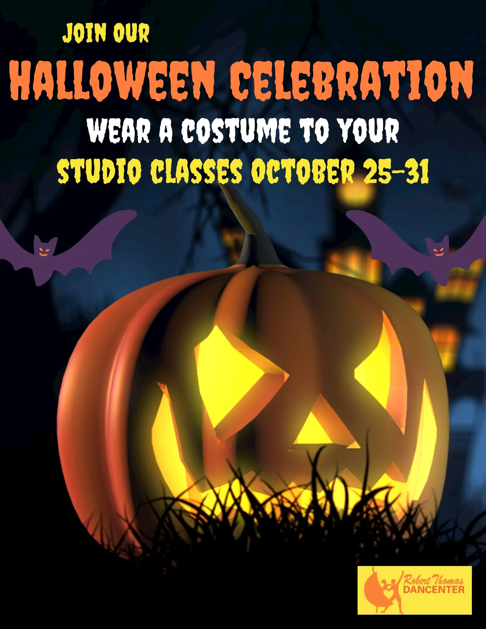 halloween class flyer