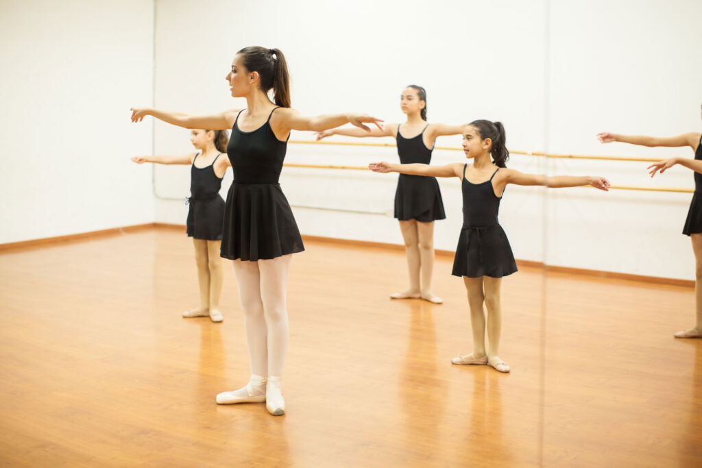 Beginner pointe class