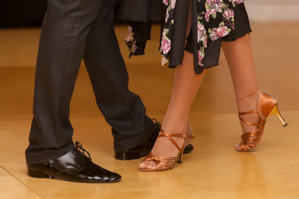 ballroom dancing couple